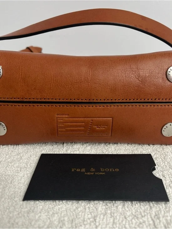 Rag & Bone Atlas Bucket Tan Leather Bag - Picture 8 of 16